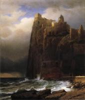 William Stanley Haseltine - Coastal Cliffs aka Ischia